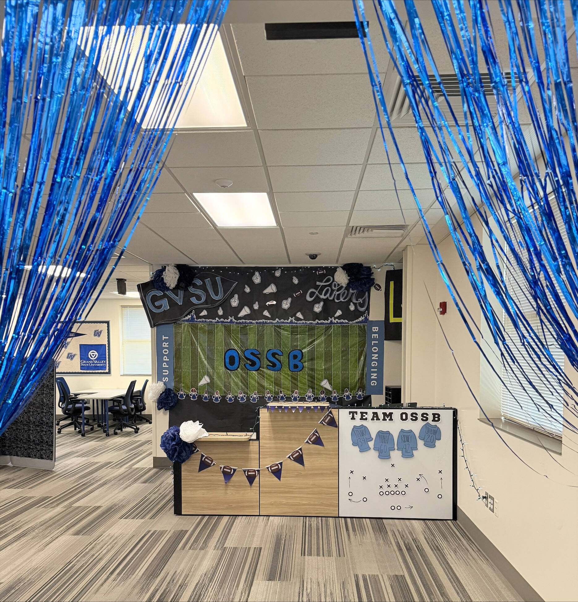 Photo of homecoming decorations